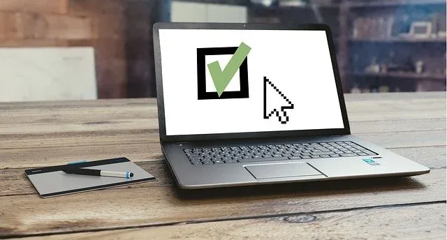 Slot op een scherm, symbool voor de AVG